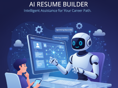 Mockinto AI Resume Builder - AI-powered job search and interview preparation feature.